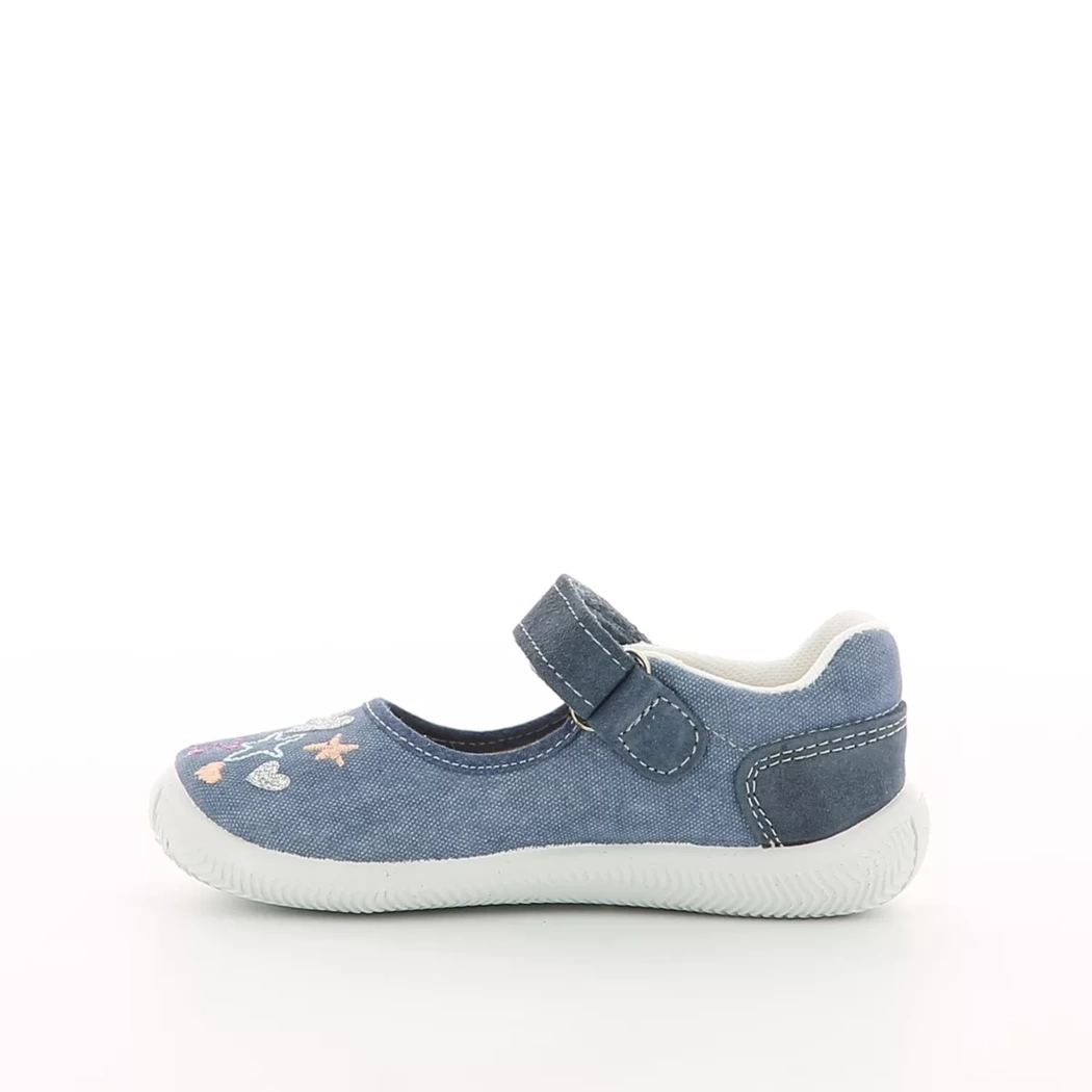 Image (4) de la chaussures Kmins - Ballerines Bleu en Textile