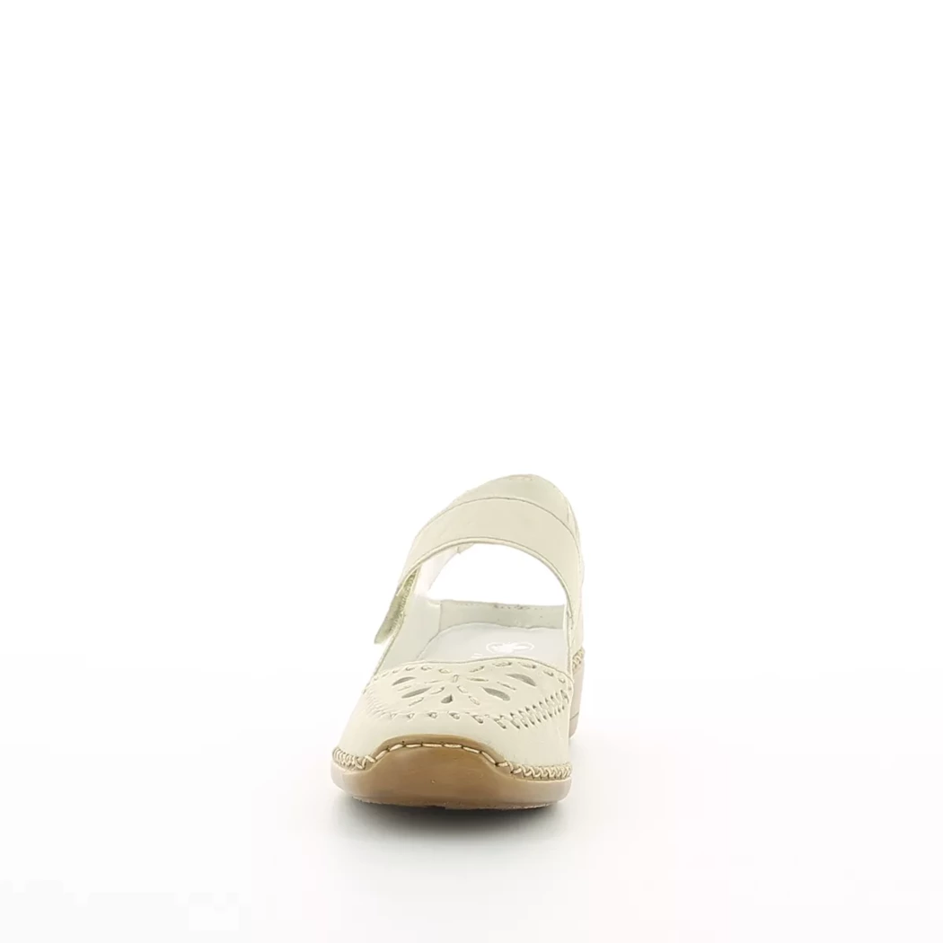 Image (5) de la chaussures Rieker - Escarpins Beige en Cuir