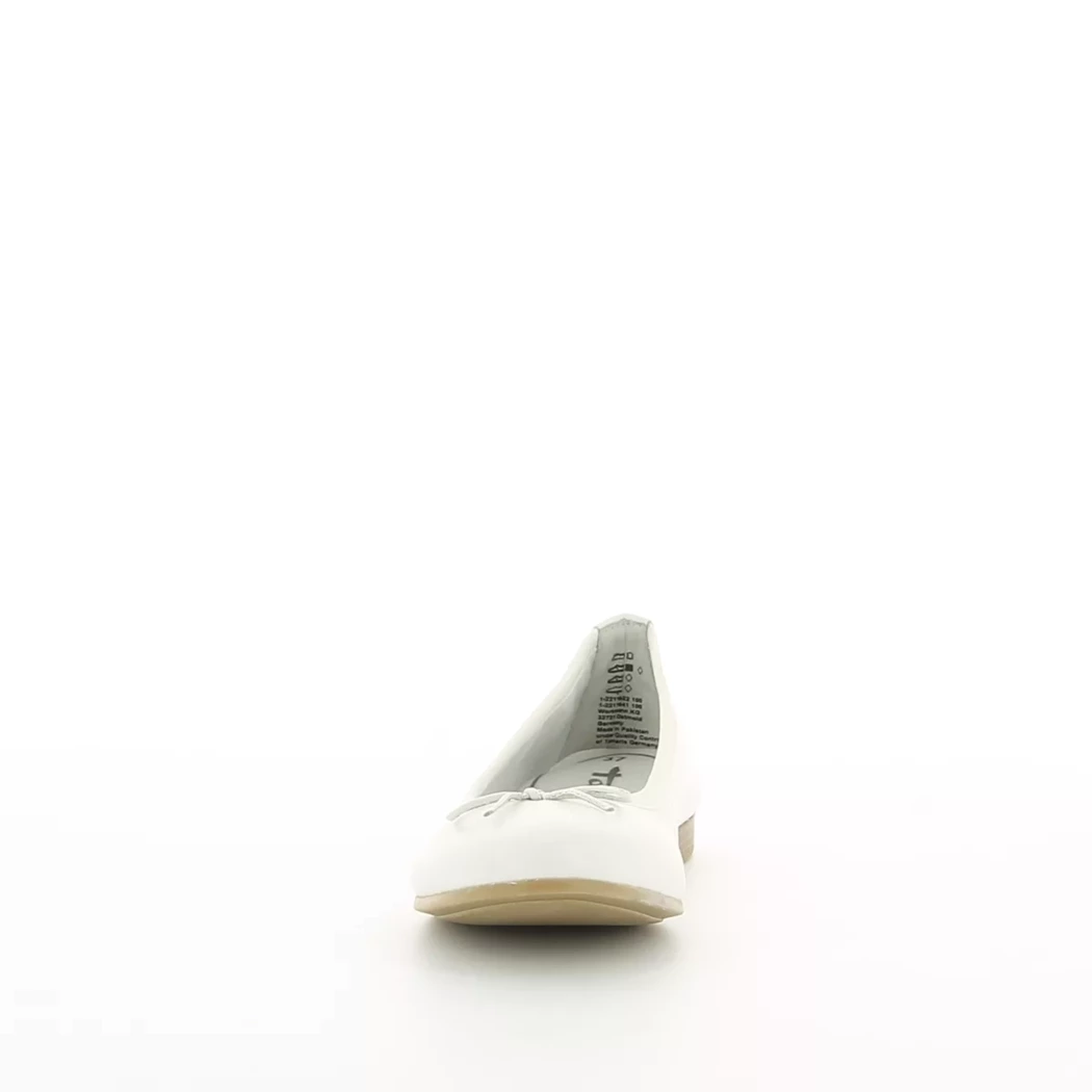 Image (5) de la chaussures Tamaris - Ballerines Blanc en Cuir