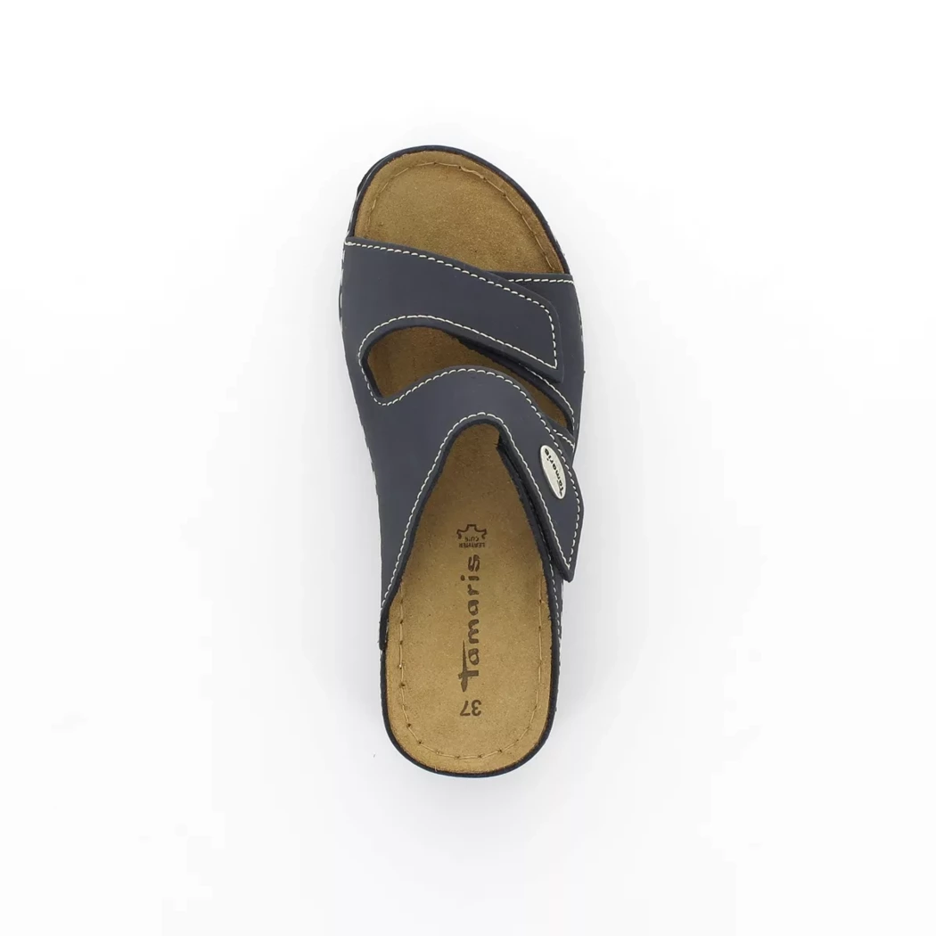 Image (6) de la chaussures Tamaris - Mules et Sabots Bleu en Cuir