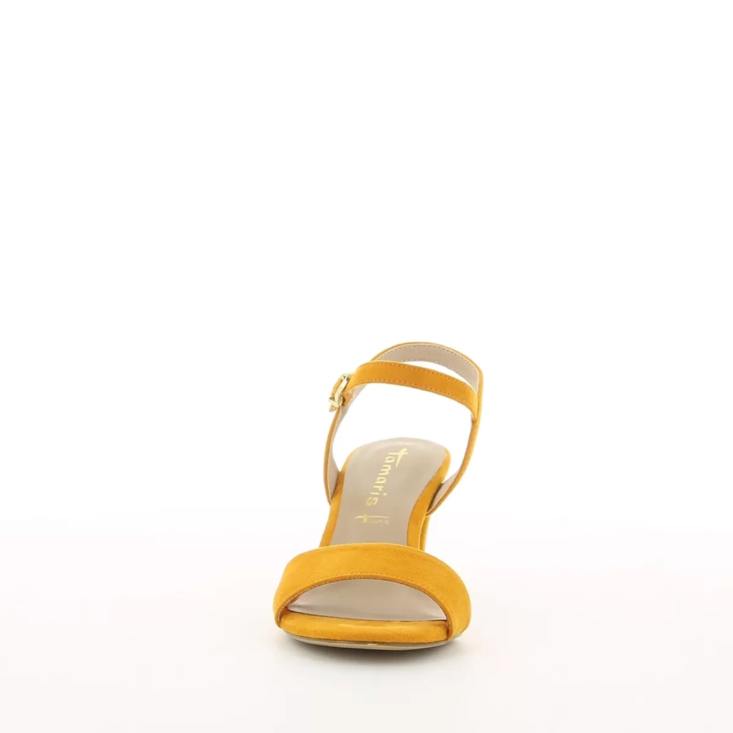 Image (5) de la chaussures Tamaris - Sandales et Nu-Pieds Orange en Cuir synthétique