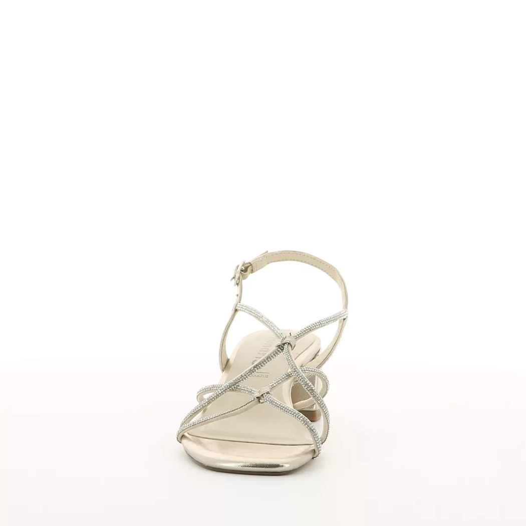 Image (5) de la chaussures Tamaris - Sandales et Nu-Pieds Or / Bronze / Platine en Cuir synthétique