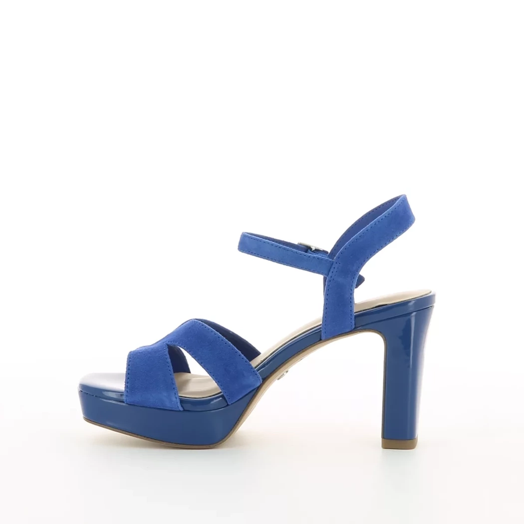 Image (4) de la chaussures Tamaris - Sandales et Nu-Pieds Bleu en Cuir nubuck