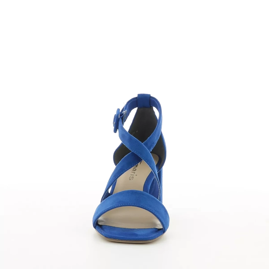 Image (5) de la chaussures Tamaris - Sandales et Nu-Pieds Bleu en Cuir synthétique