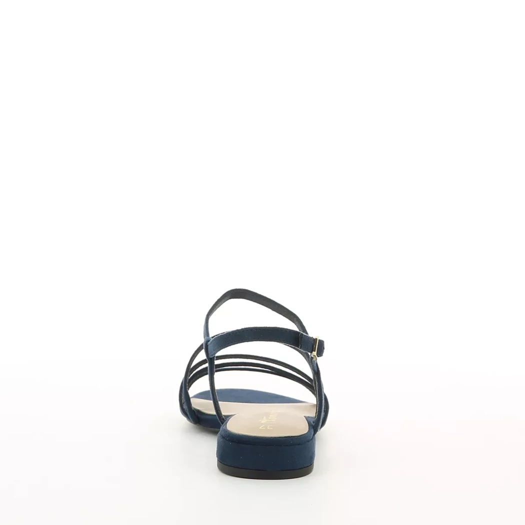 Image (3) de la chaussures Tamaris - Sandales et Nu-Pieds Bleu en Cuir synthétique