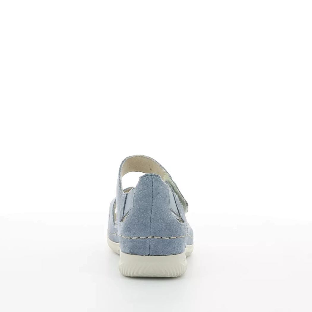 Image (3) de la chaussures Rieker - Sandales et Nu-Pieds Bleu en Cuir nubuck