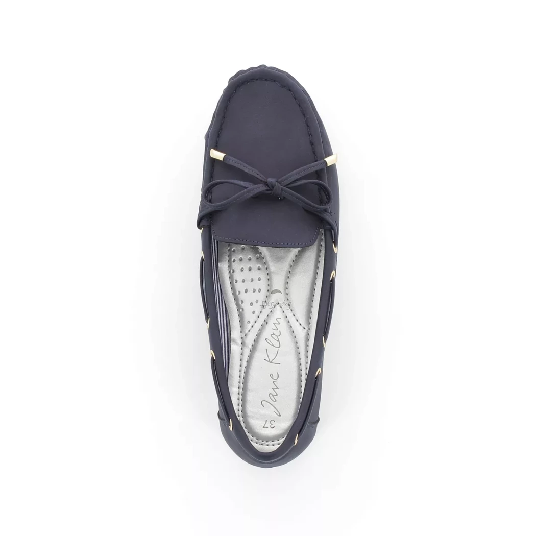 Image (6) de la chaussures Jane Klain - Mocassins Bleu en Cuir synthétique