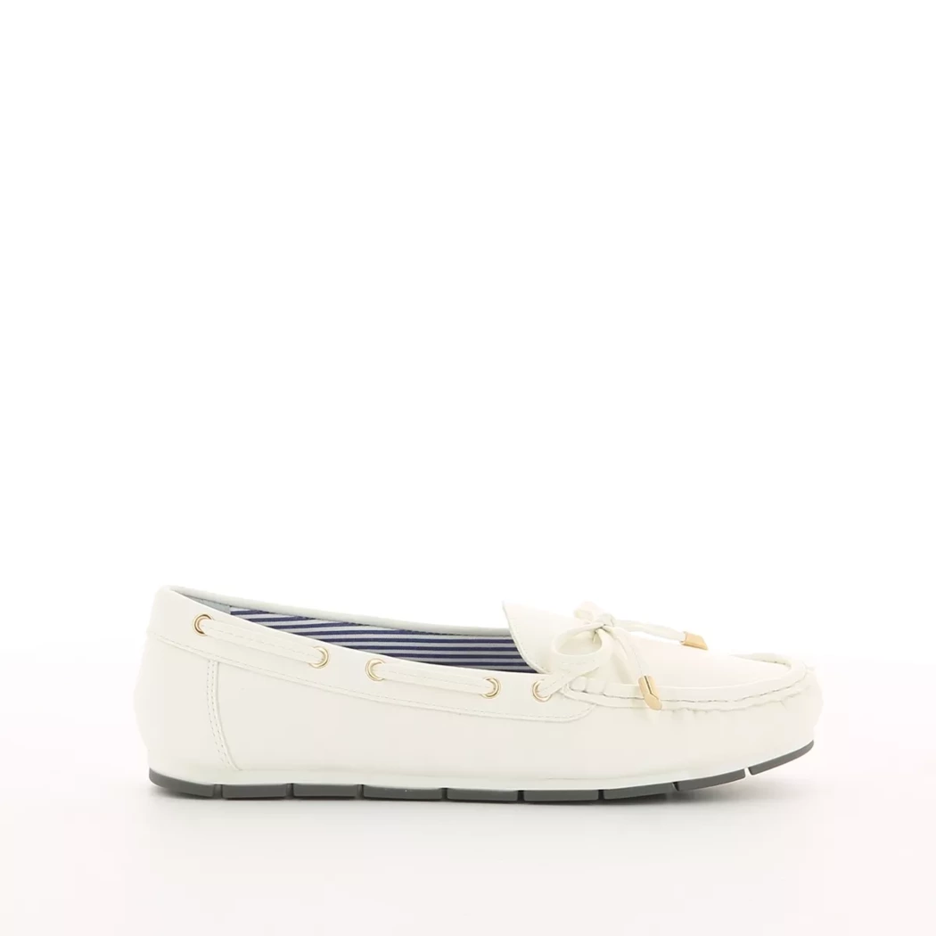Image (2) de la chaussures Jane Klain - Mocassins Blanc en Cuir synthétique