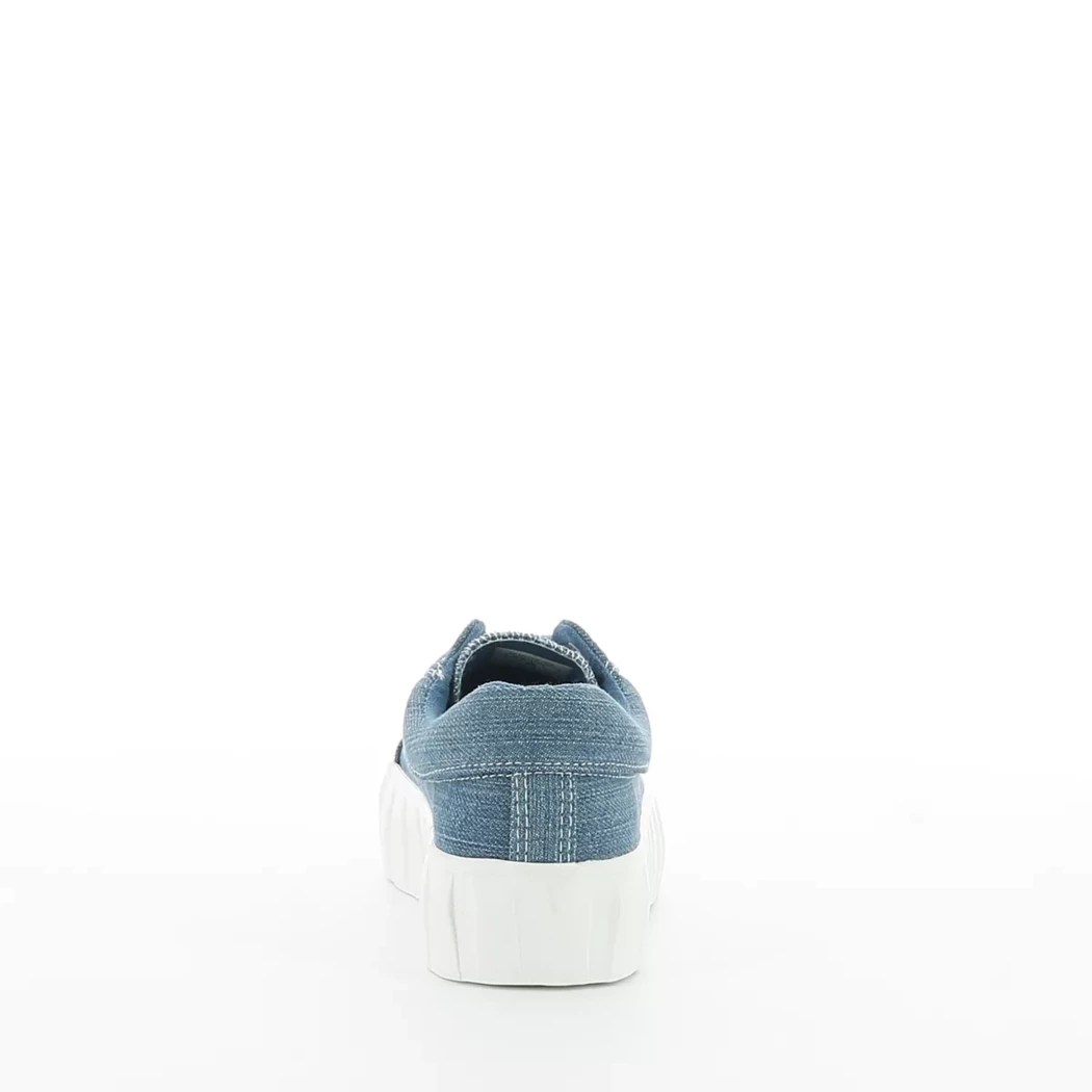 Image (3) de la chaussures Le Temps des Cerises - Baskets Bleu en Textile
