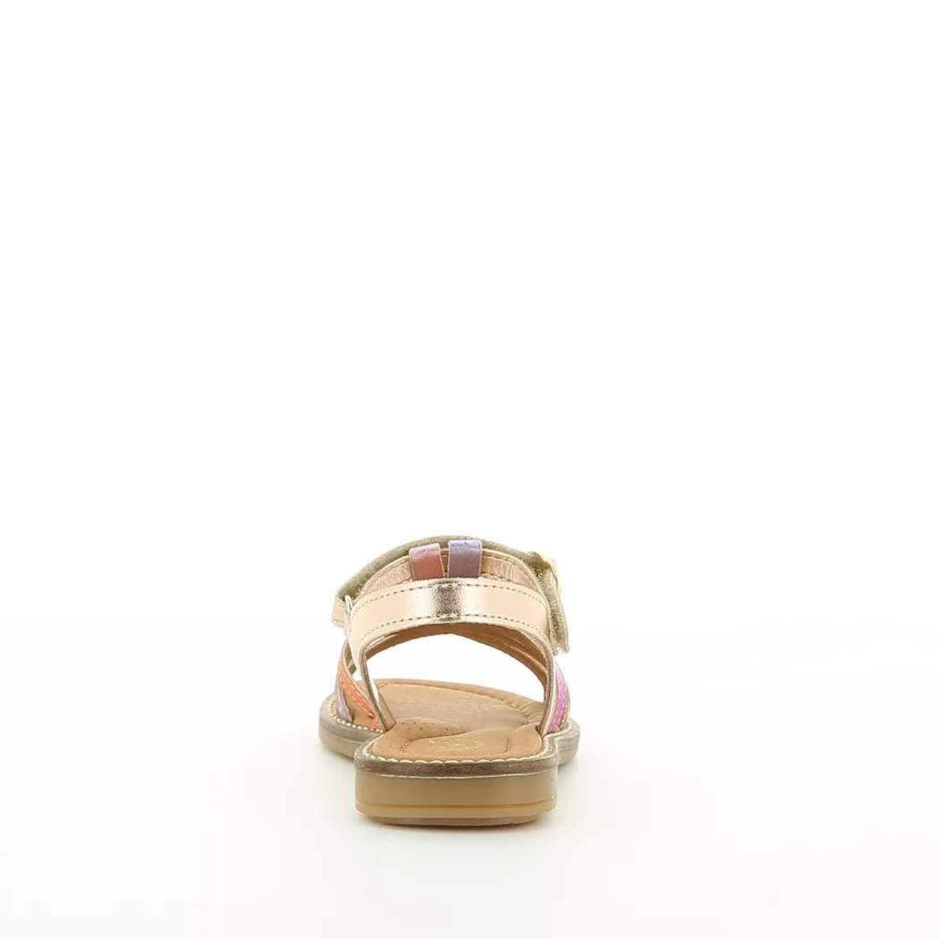 Image (3) de la chaussures Little David - Sandales et Nu-Pieds Rose en Cuir
