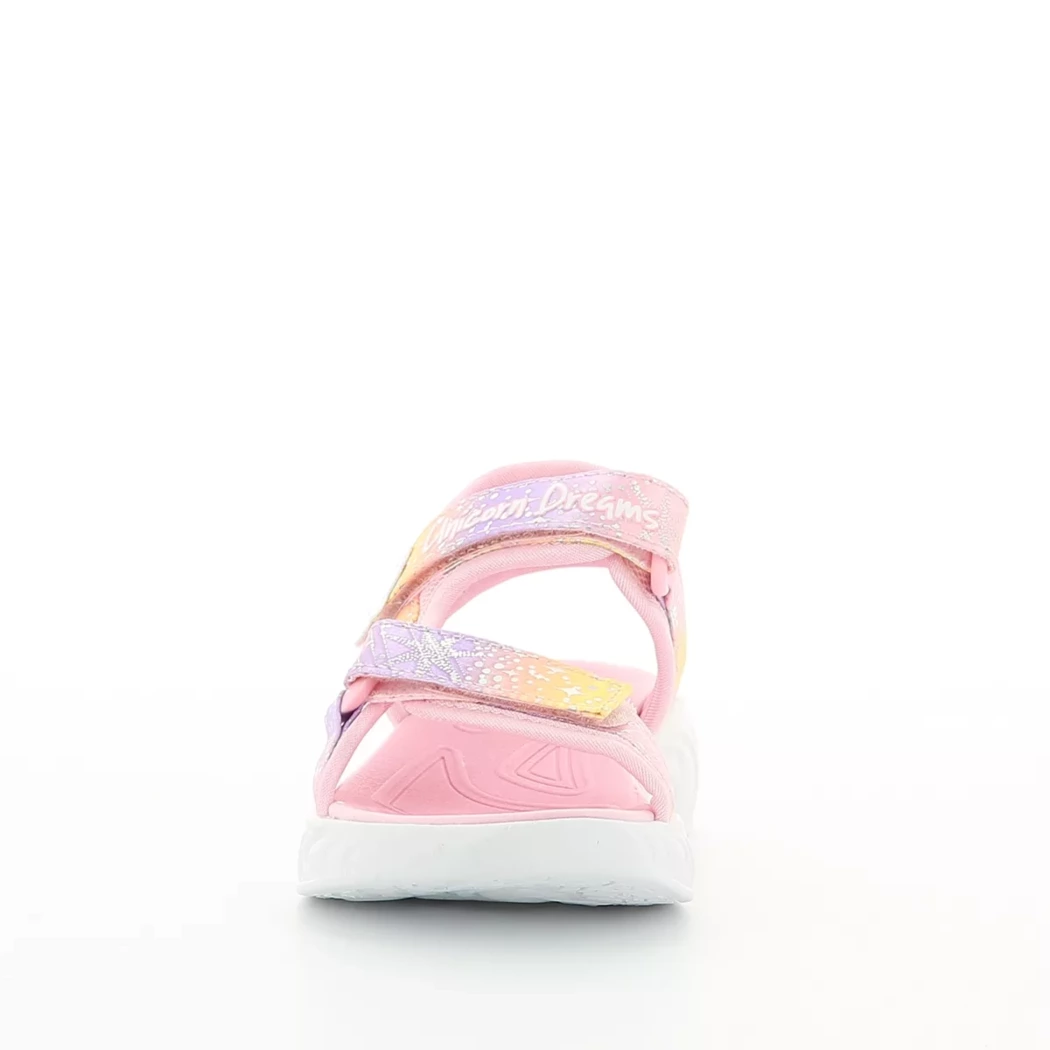 Image (5) de la chaussures Skechers - Sandales et Nu-Pieds Rose en Nylon