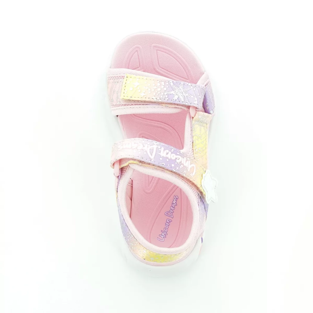 Image (6) de la chaussures Skechers - Sandales et Nu-Pieds Rose en Nylon