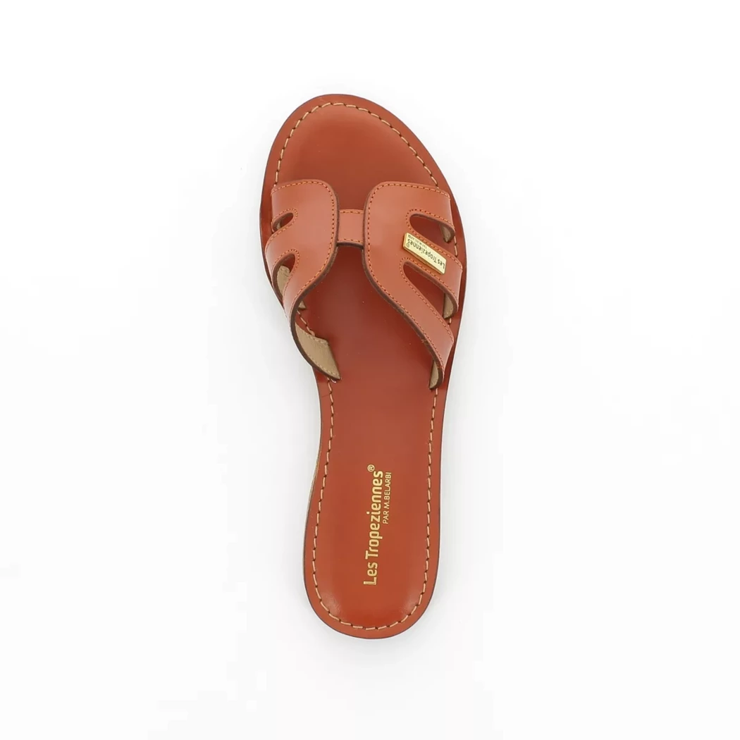 Image (6) de la chaussures Les Tropeziennes - Mules et Sabots Orange en Cuir