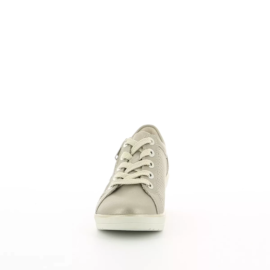 Image (5) de la chaussures Remonte - Baskets Or / Bronze / Platine en Cuir