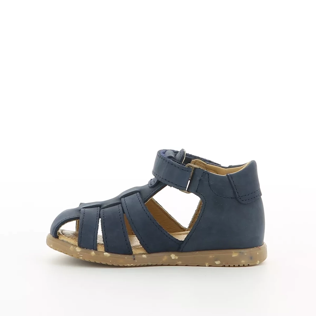 Image (4) de la chaussures Bopy - Sandales et Nu-Pieds Bleu en Cuir nubuck