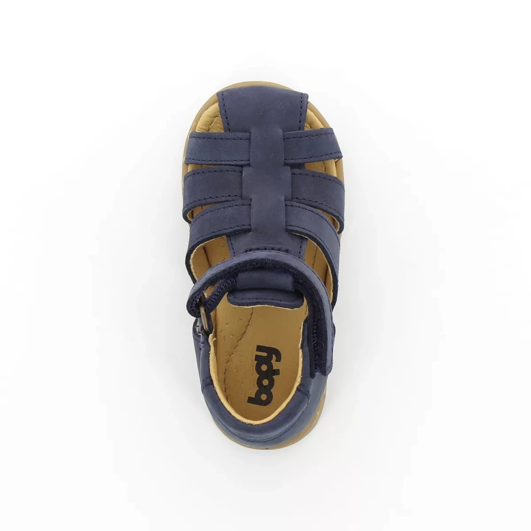 Image (6) de la chaussures Bopy - Sandales et Nu-Pieds Bleu en Cuir nubuck