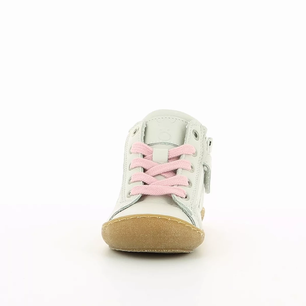 Image (5) de la chaussures Norvik - Bottines Blanc en Cuir