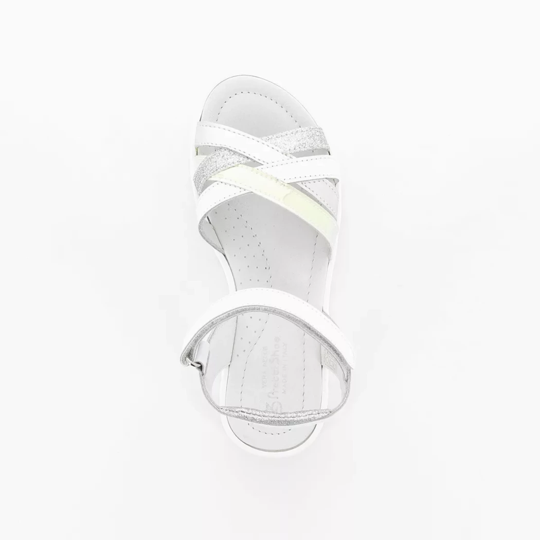 Image (6) de la chaussures Pretty Shoes - Sandales et Nu-Pieds Blanc en Cuir