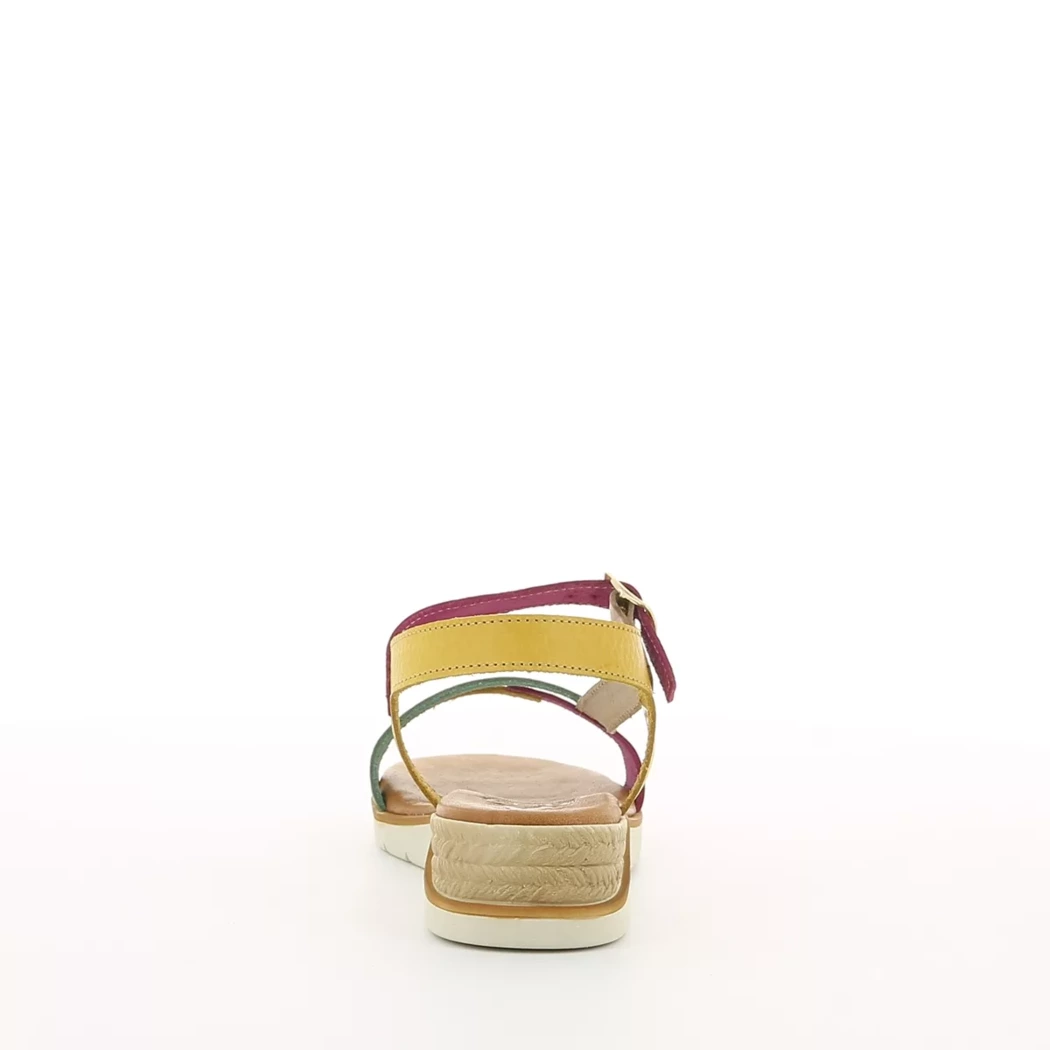 Image (3) de la chaussures 2 Go - Sandales et Nu-Pieds Rose en Cuir