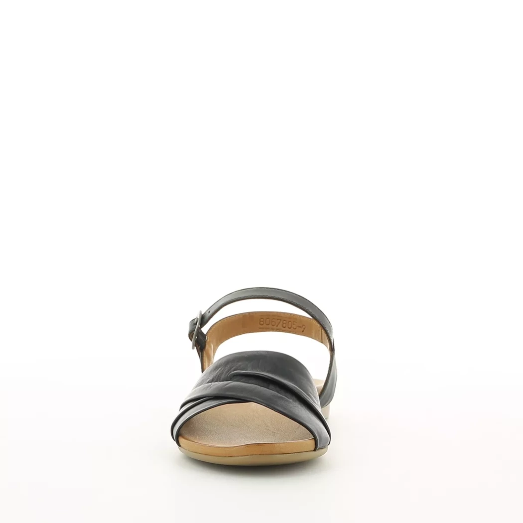 Image (5) de la chaussures 2 Go - Sandales et Nu-Pieds Noir en Cuir