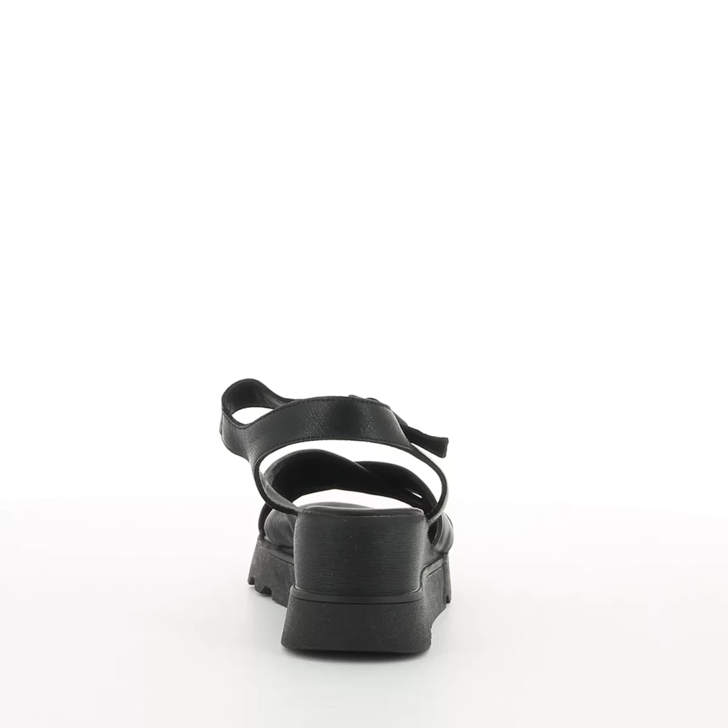 Image (3) de la chaussures Bueno - Sandales et Nu-Pieds Noir en Cuir
