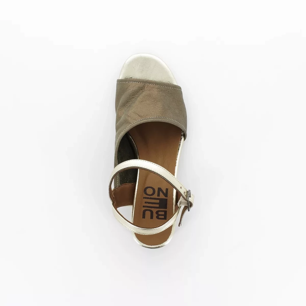 Image (6) de la chaussures Bueno - Sandales et Nu-Pieds Vert en Cuir nubuck