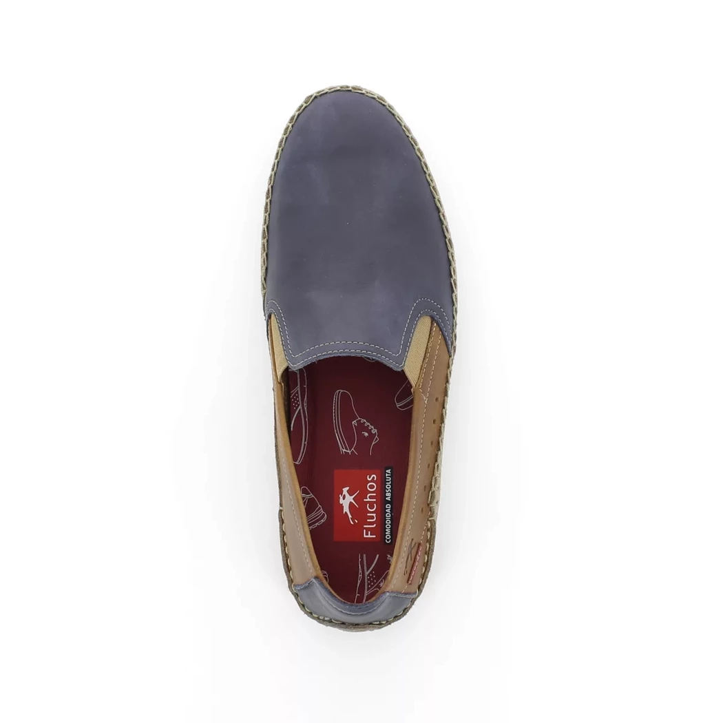 Image (6) de la chaussures Fluchos - Mocassins Bleu en Cuir
