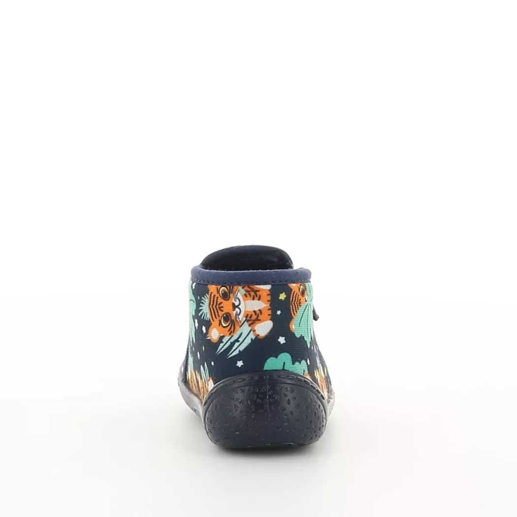 Image (3) de la chaussures Bossi - Pantoufles et Chaussons Bleu en Textile