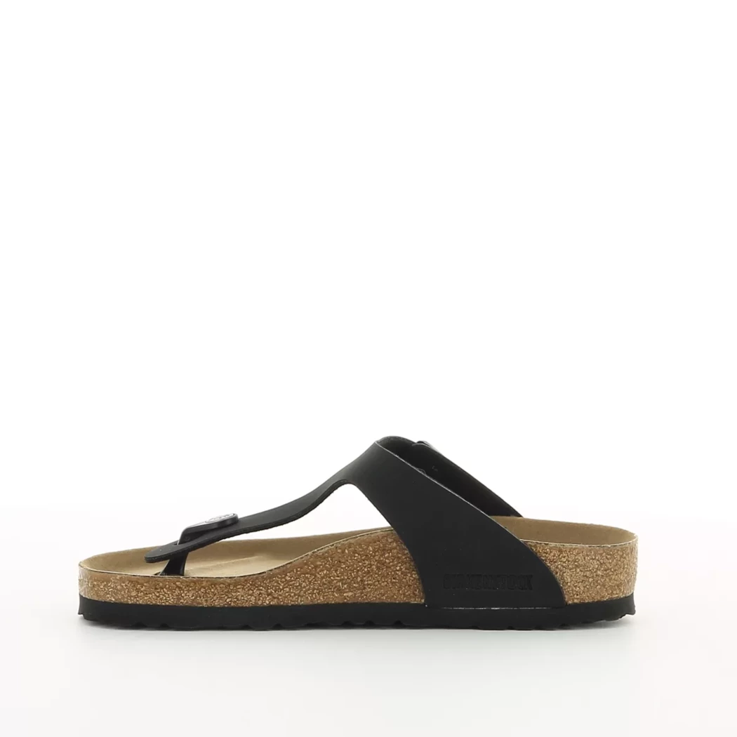 Image (4) de la chaussures Birkenstock - Mules et Sabots Noir en Cuir nubuck