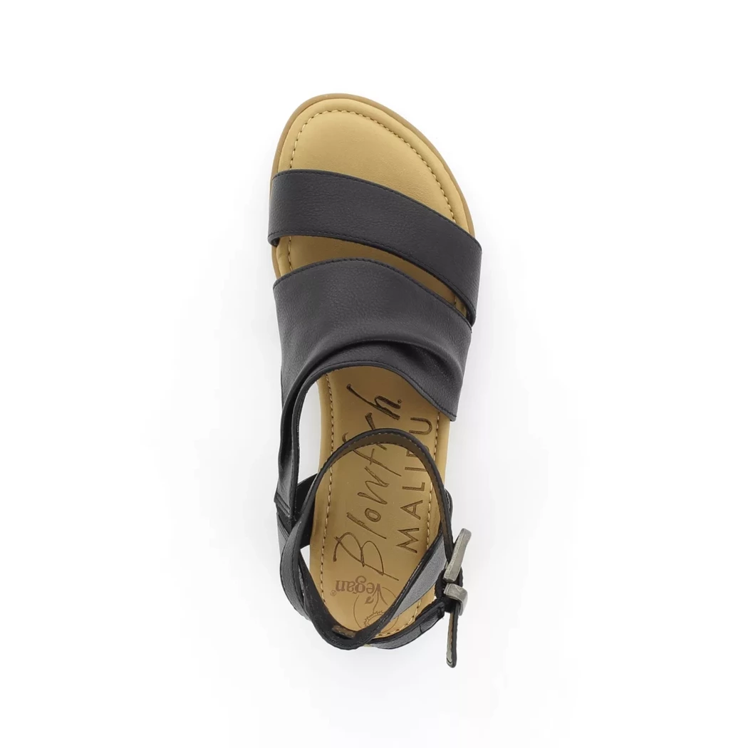 Image (6) de la chaussures Blowfish - Sandales et Nu-Pieds Noir en Cuir synthétique