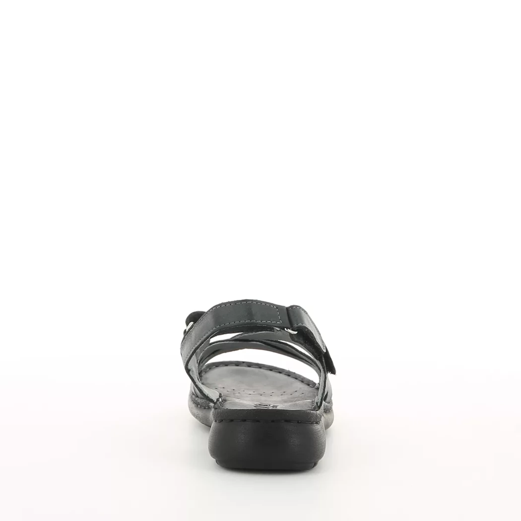 Image (3) de la chaussures Calba - Sandales et Nu-Pieds Noir en Cuir