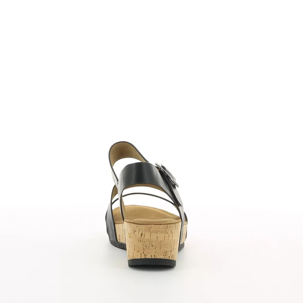 Image (3) de la chaussures Chattawak - Sandales et Nu-Pieds Noir en Cuir synthétique