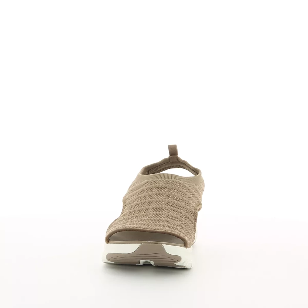 Image (5) de la chaussures Skechers - Sandales et Nu-Pieds Taupe en Nylon