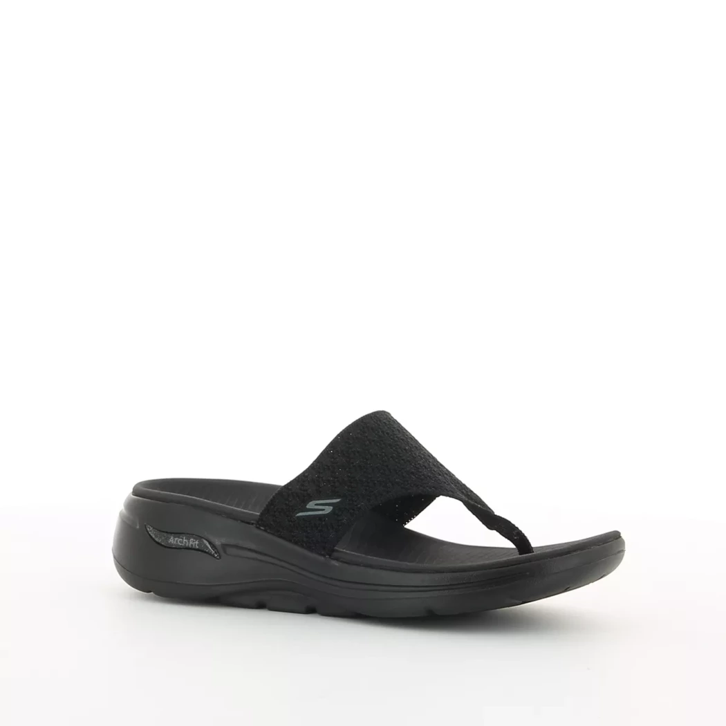 Image (1) de la chaussures Skechers - Mules et Sabots Noir en Nylon