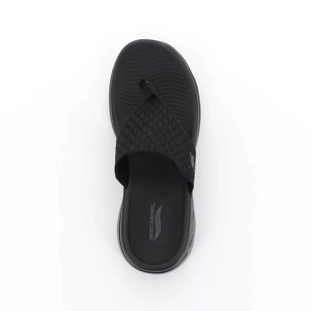 Image (6) de la chaussures Skechers - Mules et Sabots Noir en Nylon