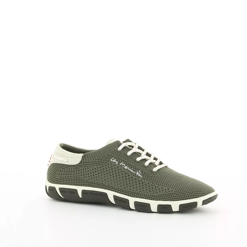 Image (1) de la chaussures Tbs - Chaussures à lacets Vert en Textile