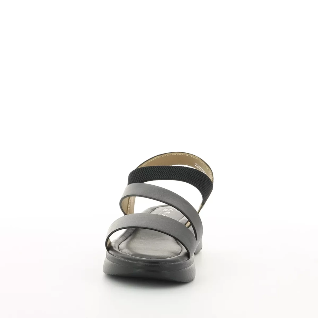 Image (5) de la chaussures Fashion Victim - Sandales et Nu-Pieds Noir en Cuir synthétique