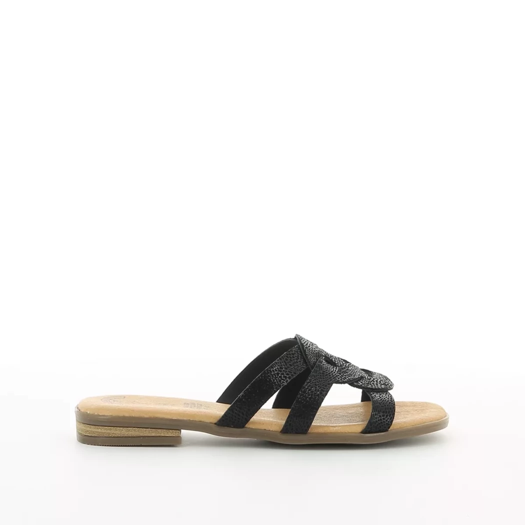 Image (2) de la chaussures Miss Boho - Mules et Sabots Noir en Cuir