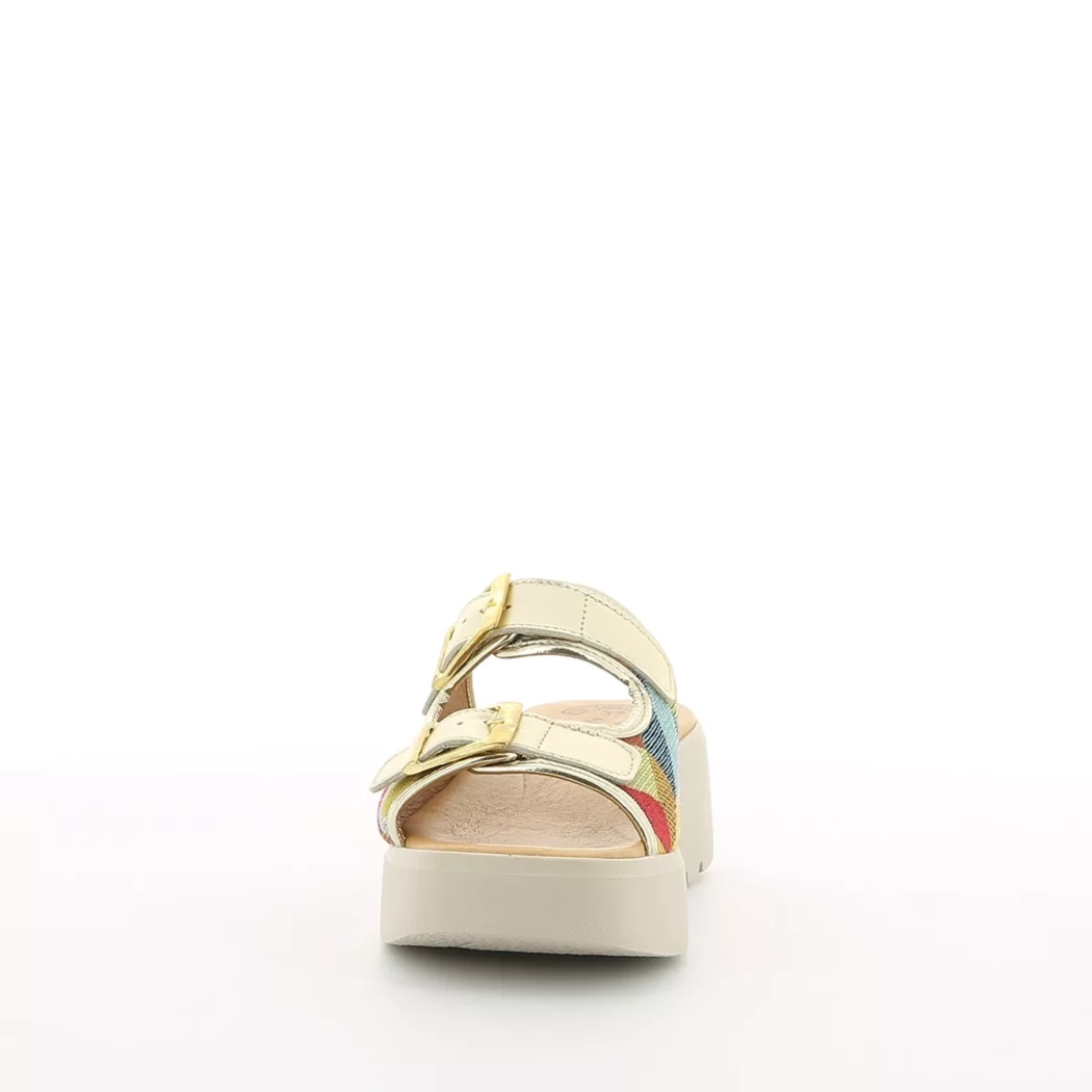 Image (5) de la chaussures Diabolo Studio - Mules et Sabots Or / Bronze / Platine en Cuir et textile