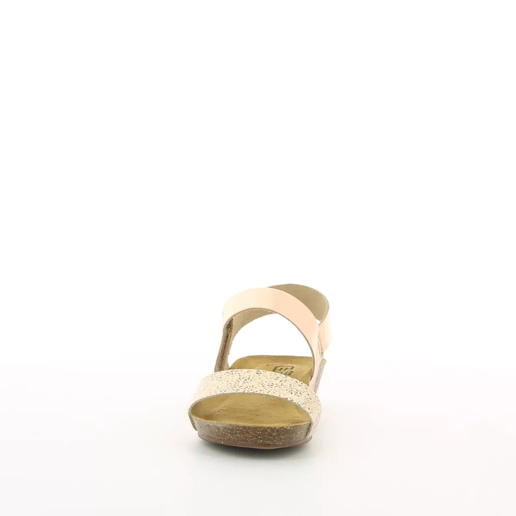 Image (5) de la chaussures Simplement B - Sandales et Nu-Pieds Rose en Cuir