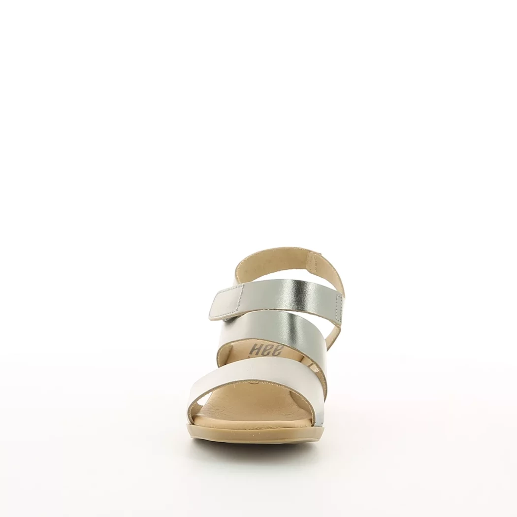 Image (5) de la chaussures Simplement B - Sandales et Nu-Pieds Or / Bronze / Platine en Cuir