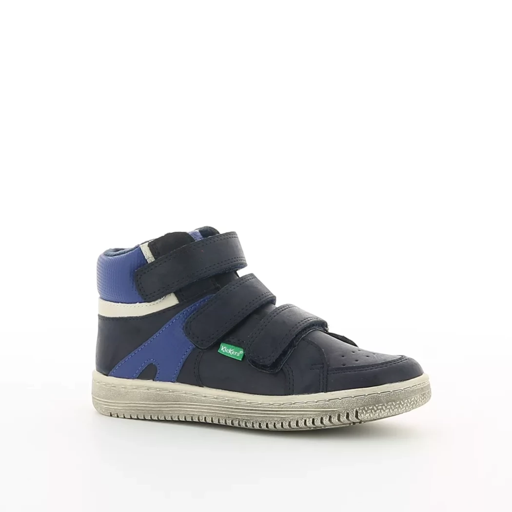 Image (1) de la chaussures Kickers - Bottines Bleu en Cuir synthétique