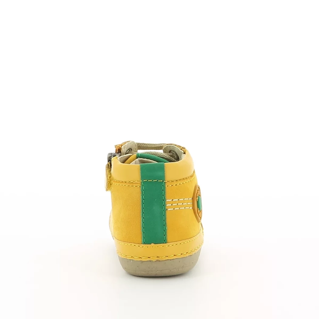 Image (3) de la chaussures Kickers - Bottines Jaune en Cuir