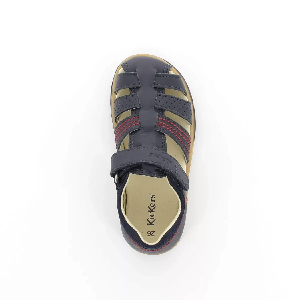 Image (6) de la chaussures Kickers - Sandales et Nu-Pieds Bleu en Cuir