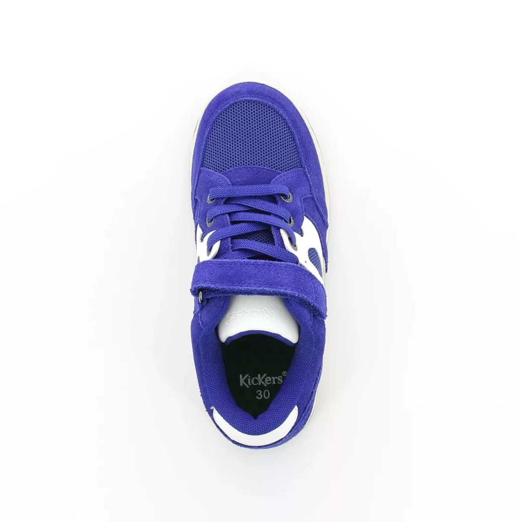 Image (6) de la chaussures Kickers - Baskets Bleu en Cuir synthétique
