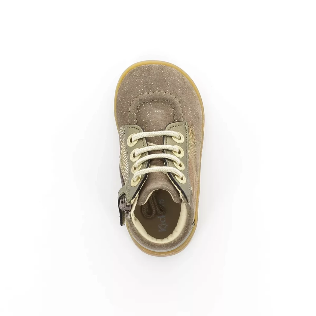 Image (6) de la chaussures Kickers - Bottines Taupe en Cuir nubuck