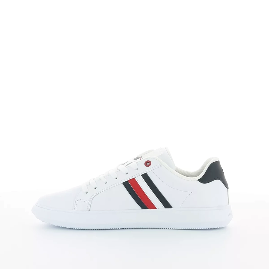 Image (4) de la chaussures Tommy Hilfiger - Baskets Blanc en Cuir