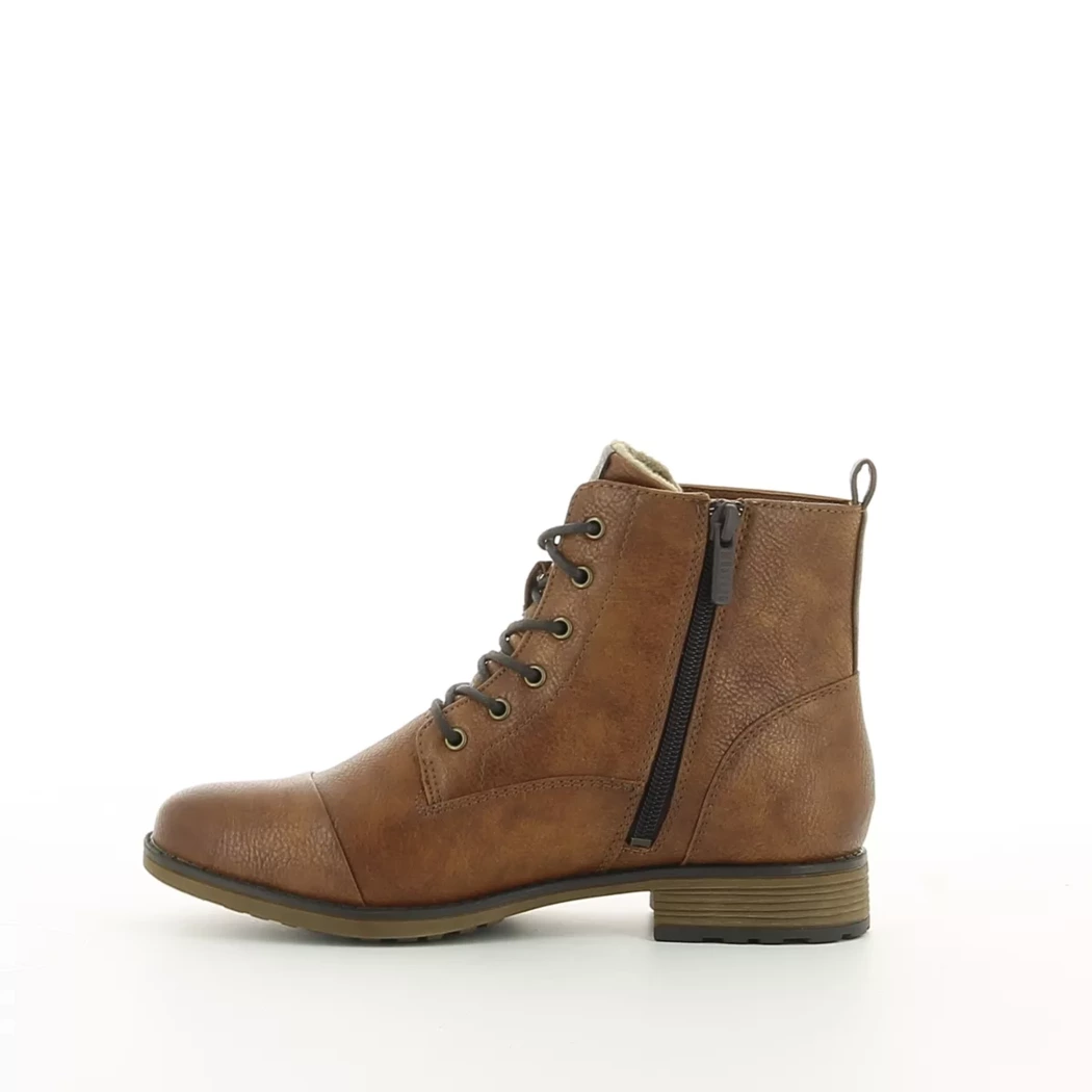 Image (4) de la chaussures Mustang - Bottines Cuir naturel / Cognac en Cuir synthétique Image (4) de la chaussures Mustang - Bottines Cuir naturel / Cognac en Cuir synthétique