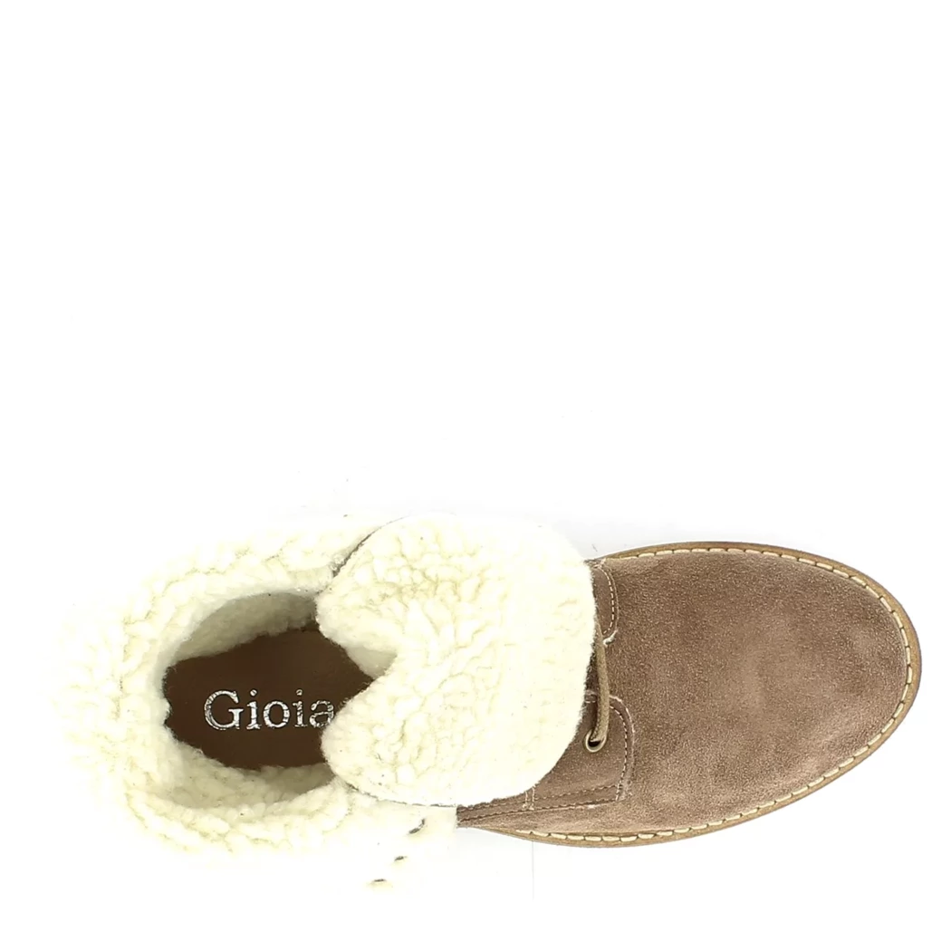 Image (6) de la chaussures Gioia - Bottines Taupe en Cuir nubuck