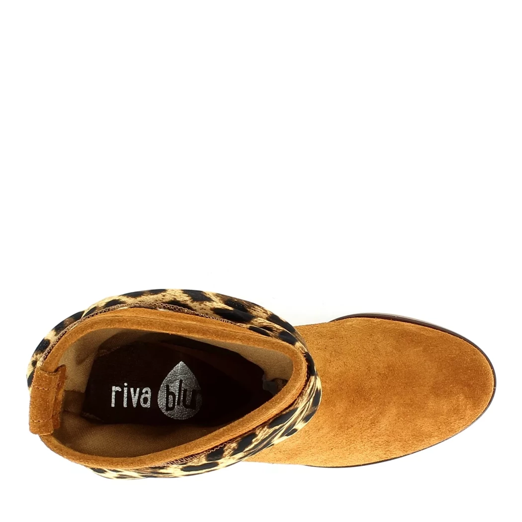 Image (6) de la chaussures Riva Blu - Boots Cuir naturel / Cognac en Cuir nubuck